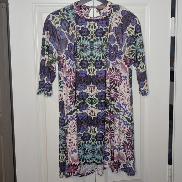 Free People Multicolor Backless Dress Boho Bohemian - Picture 4 of 8